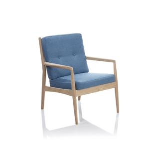 Finn Østergaard | F33 Lounge stol | Lyseblå